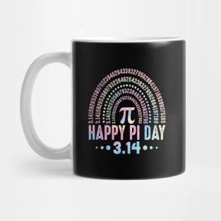 Happy Pi Day 3.14 Mathematic Math Teacher Tie Dye For Women Girl Mug